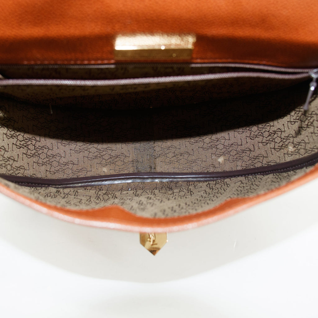 YSL Saint Laurent Leather Crossbody Bag Brown #2736 (Copy)