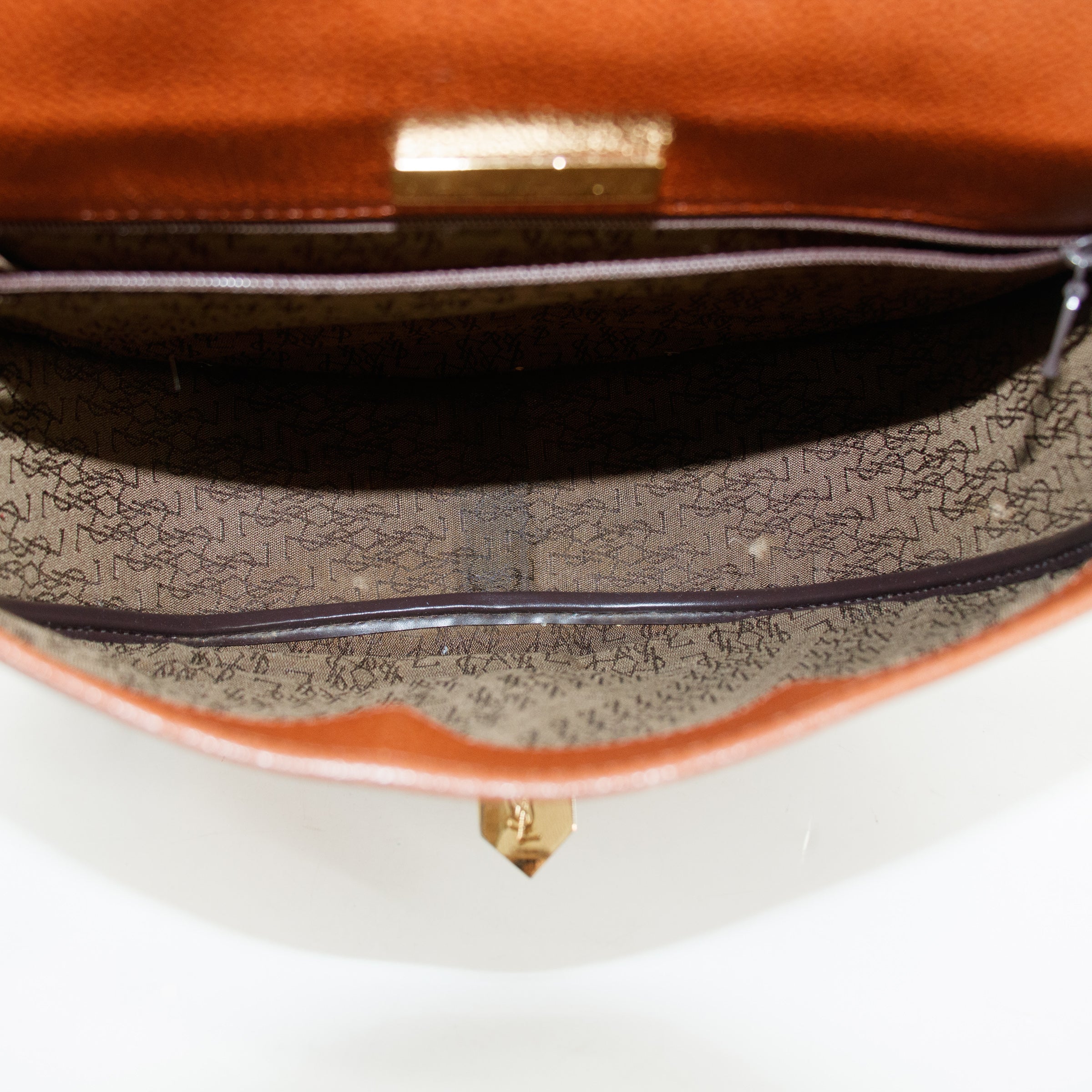 YSL Saint Laurent Leather Crossbody Bag Brown #2736 (Copy)